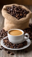 Espresso and Coffee Beans (1)