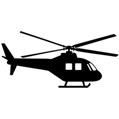 helicopter air vector art silhouette