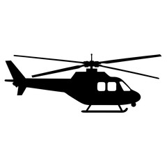 Fototapeta premium helicopter air vector art silhouette