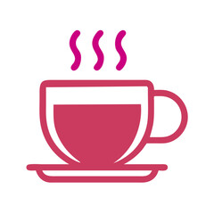 Hot Coffee & Tea Cup Icon Set