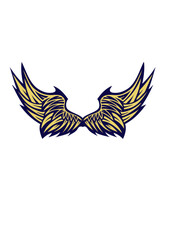 Obraz premium aile voler aille dessin