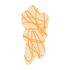 Abstract paper cutout shapes, organic geometric elements, colorful collage pattern with stars, modern kid friendly design. Flat vector illustration isolated on white background.