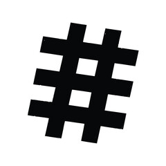 Obraz premium black and white cross