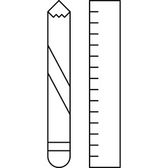 Learning Tools icon single vector illustration