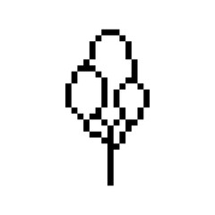 Fototapeta premium tree pixel art for your needs