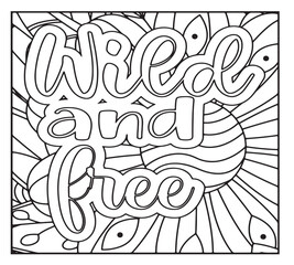 Motivational Quotes Coloring Pages