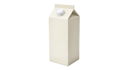 Isolated Milk Carton