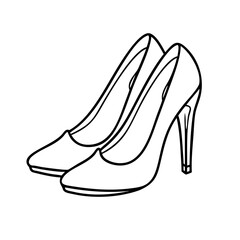 heels icon, heels vector illustration-simple illustration of heels, perfect for heels logos and icons