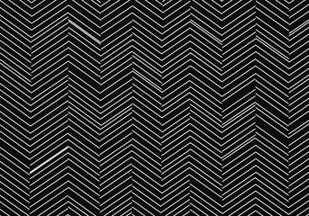 Black and White Chevron Pattern with Dotted Lines Texture