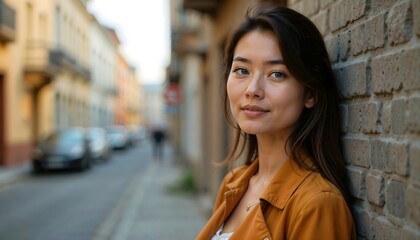 Candid photo of a smiling woman in nature with natural light and relaxed outdoor vibe. 