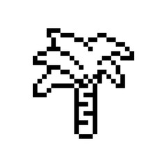 Fototapeta premium tree pixel art for your needs