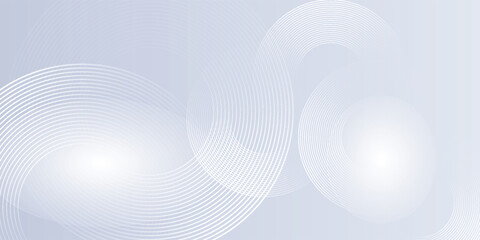 Abstract grey background with dynamic circle lines. vectore modern art