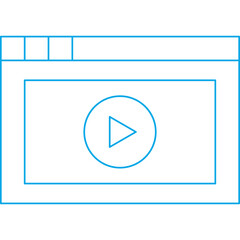 Tutorial icon single vector illustration