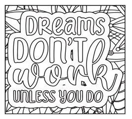 Motivational Quotes Coloring Pages