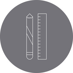 Learning Tools icon single vector illustration