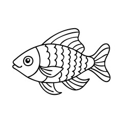 rainbowfish icon, rainbowfish vector illustration-simple illustration of rainbowfish, perfect for rainbowfish logos and icons