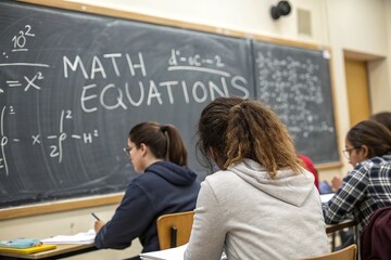 teacher and student in classroom
