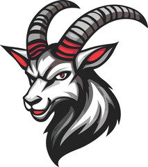 vector illustration of a tribal mask