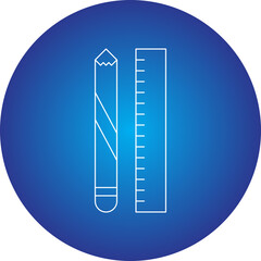 Learning Tools icon single vector illustration