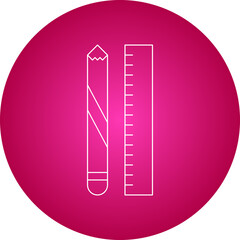 Learning Tools icon single vector illustration