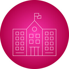 University icon single vector illustration