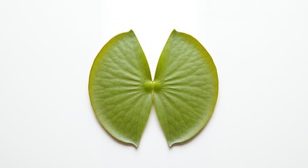 Fresh cut lime halves on white background showcasing vibrant green color and juicy texture