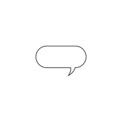 Speech bubbles. Speak bubble text message box. Blank empty speech