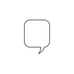 Speech bubbles. Speak bubble text, cartoon chatting box, message box. Blank empty speech sign