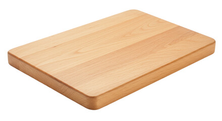 Isolated Wood Cutting Board