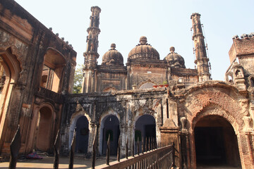 Ruins of ancient mughal mosque in Lucknow (India)