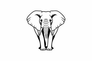 Minimalist and elegant line art animal vector illustration featuring clean, smooth outlines and modern design. Perfect for branding, tattoos, packaging, posters, kids’ designs, and digital projects. T