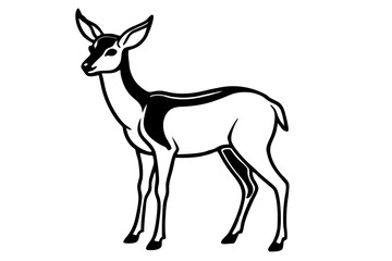 Minimalist and elegant line art animal vector illustration featuring clean, smooth outlines and modern design. Perfect for branding, tattoos, packaging, posters, kids’ designs, and digital projects. T