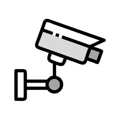 Security Camera with Wall Mount Icon Design