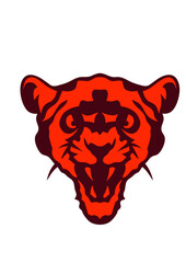 lionne animaux sauvage dessin