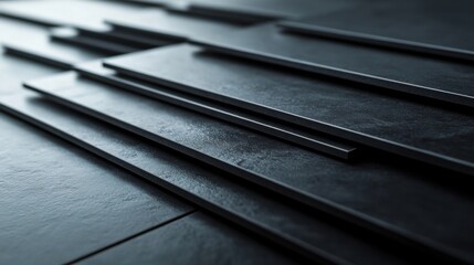 Tiler installing ceramic tiles on a wall. Featuring meticulous work and design