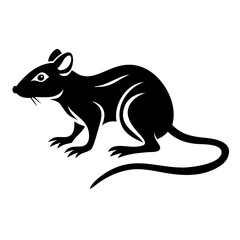 Rodent rat silhouette