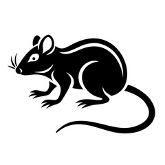 Rodent rat silhouette