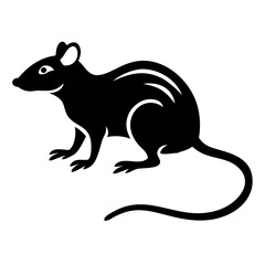 Rodent rat silhouette