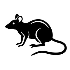 Rodent rat silhouette