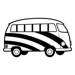 vector illustration of a bus