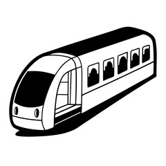 vector illustration of a train