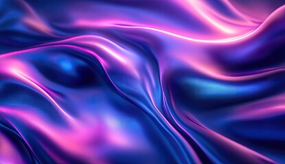 Obraz premium Vibrant flowing fabric