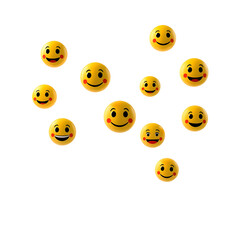 Obraz premium set of smiles