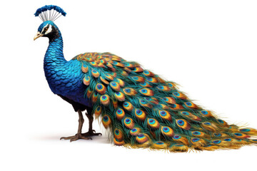 A grand peacock tapestry
