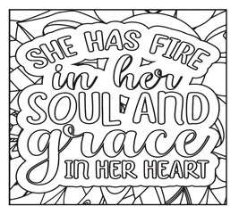 Motivational Quotes Coloring Pages
