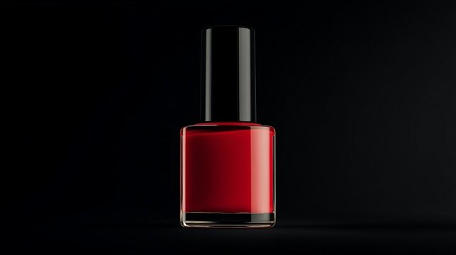 red nail polish