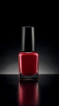 red nail polish