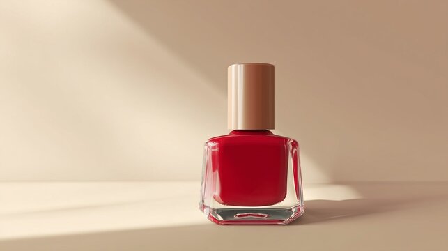 red nail polish