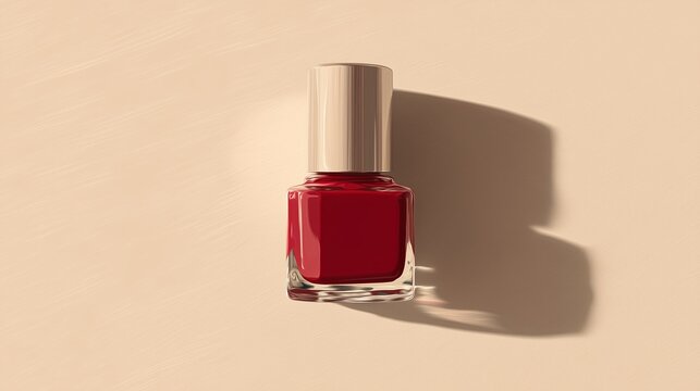 red nail polish