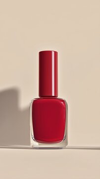 red nail polish